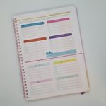 Planner Financeiro BRW Capa Dura com Espiral - Dreams, Black -  97 Folhas
