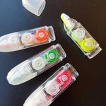 Marca Texto em Fita Neon BRW 3 Metros - Amarelo, Verde, Rosa e Laranja