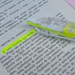 Marca Texto em Fita Neon BRW 3 Metros - Amarelo, Verde, Rosa e Laranja