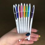 Kit Caneta Bic Cristal Up + Celebration - Ponta Média (Coloridas, Prata e Dourada)
