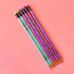 Lápis com Borracha Cis Spiro HB ou Kit com Apontador