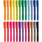 Kit Caneta Fine Pen Faber Castell Ultra Fina 0.4mm