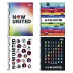 Caderno Escolar Capa Dura Now United Tilibra 80 Folhas