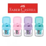 Apontador com Depósito Faber Castell Mini Box Fofo Tom Pastel