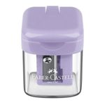 Apontador com Depósito Faber Castell Mini Box Fofo Tom Pastel