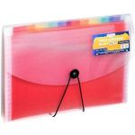 Pasta Sanfonada BRW Rainbow Colorida Arco Íris A4 ou Porta Cheque  - 12 Divisórias