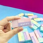 Borracha Tilibra Happy Tom Pastel