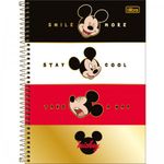 Caderno Escolar Capa Dura Mickey Disney Tilibra 80 Folhas