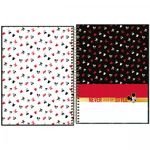 Caderno Escolar Capa Dura Mickey Disney Tilibra 80 Folhas