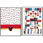 Caderno Escolar Capa Dura Mickey Disney Tilibra 80 Folhas