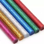 Kit Bastão Cola Quente Refil BRW - Tom Pastel  - Coloridas - Glitter - 20 ou 30cm