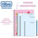 Caderno Universitário Tilibra Capa Dura Charme 20, 16, 10 ou 1 Matéria
