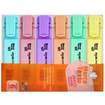 Kit 6 ou 3 Marca Texto Tom Pastel Jocar Office Trend