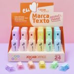 Kit 6 ou 3 Marca Texto Tom Pastel Jocar Office Trend