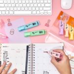 Kit 6 ou 3 Marca Texto Tom Pastel Jocar Office Trend