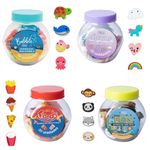 Mini Borracha Tilibra Fofa Bubble, Dreams, Foods e Pets - Animais, Comidinhas, Unicórnio, Arco-íris