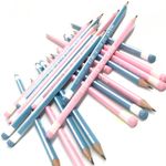 Lápis HB N.2 Molin Rosa e Azul Pastel Pink and Blue