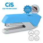 Grampeador Cis C-6 20 Folhas Colorido - Rosa, Azul ou Verde
