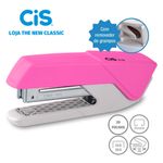 Grampeador Cis C-6 20 Folhas Colorido - Rosa, Azul ou Verde