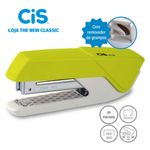 Grampeador Cis C-6 20 Folhas Colorido - Rosa, Azul ou Verde