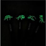 Lápis Cis Fantasia Dinoglow com Borracha que Brilha no Escuro em formato de Dinossauro