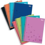 Caderno Colegial Capa Dura Tilibra Lunix Tom Pastel 10 ou 1 Matéria