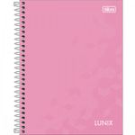 Caderno Colegial Capa Dura Tilibra Lunix Tom Pastel 10 ou 1 Matéria