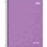 Caderno Colegial Capa Dura Tilibra Lunix Tom Pastel 10 ou 1 Matéria