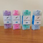 Borracha Fofa Cis Spring Tons Pastel Folhas - Rosa, Azul, Lilás e Verde