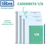 Caderneta Tilibra Espiral Capa Dura ou Flexível 1/8 Lunix - 96 ou 48 Folhas