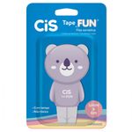 Fita Corretiva Fofa Cis Panda, Ursinho, Coala e Porquinho Tape Fun 6m