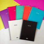 Caderno Espiral Monocromático Tilibra Neon 80 Folhas A5