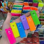 Mini Marca Texto Cis Fun Neon ou Tom Pastel Fofo - Formato Ursinho