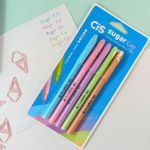 Kit Caneta Cis Sugar Cap Tons Pastel 1.0mm