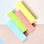 Bloco BRW Notas Adesivas Smart Colorido - Tons Pastel, Beach e Neon