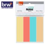 Bloco BRW Notas Adesivas Smart Colorido - Tons Pastel, Beach e Neon