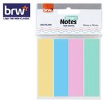 Bloco BRW Notas Adesivas Smart Colorido - Tons Pastel, Beach e Neon