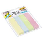 Bloco BRW Notas Adesivas Smart Colorido - Tons Pastel, Beach e Neon