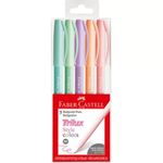 Kit 5 Caneta Faber Castell Trilux Tom Pastel - Coleção Completa