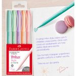 Kit 5 Caneta Faber Castell Trilux Tom Pastel - Coleção Completa