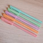 Kit 5 Caneta Faber Castell Trilux Tom Pastel - Coleção Completa