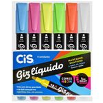 Marcador Giz Líquido Cis Neon - Unidade
