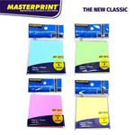 Bloco de Notas Adesivas Masterprint Tom Pastel Quadrado 100 Folhas 75x75mm