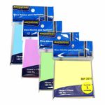 Bloco de Notas Adesivas Masterprint Tom Pastel Quadrado 100 Folhas 75x75mm