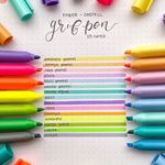Caneta Marca Texto Faber Castell Tons Pastel e Neon Grifpen - Unidade Novas Cores