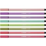 Kit Caneta Stabilo Pen 68 Escrita Média 1.0mm Fofa - Básicas, Neon, Pastel ou Vintage