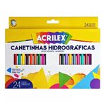Kit 24 ou 12 Caneta Hidrográfica Acrilex - Canetinhas
