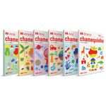 Papel Chamequinho A4 Ofício 100 Folhas - Branco, Rosa, Verde, Azul, Amarelo e Colorido