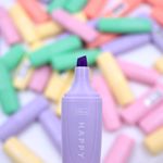 Mini Marca Texto Tilibra Happy Fofo Tom Pastel  - Kit ou unidade