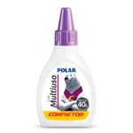 Cola Compactor Polar Branca, Isopor, Tecido, Silicone, Arte, Multiuso, Líquida - 90g ou 40g